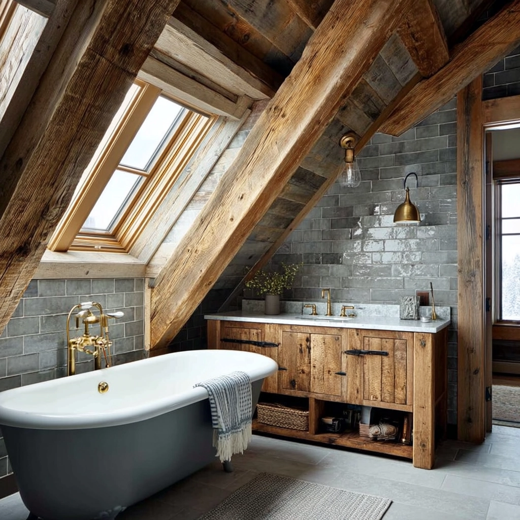 Attic Bathroom 1