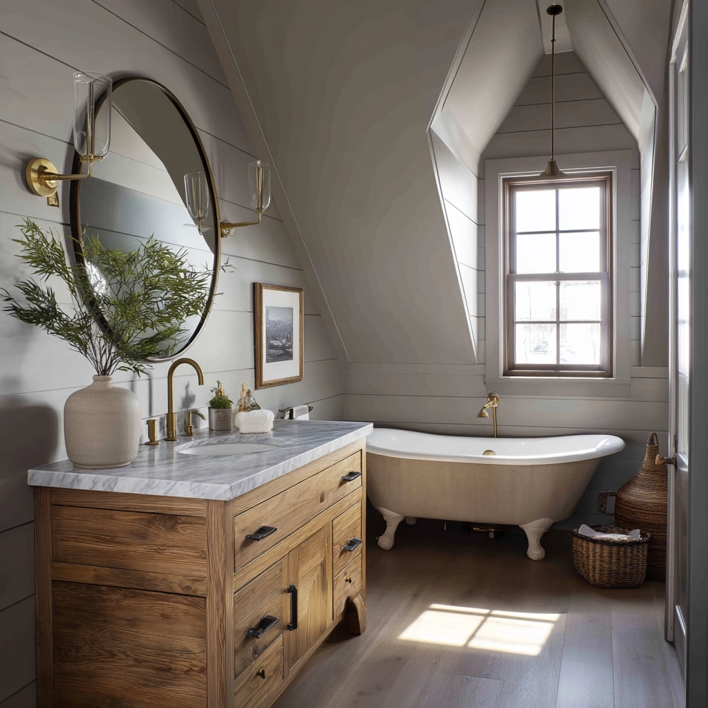 Attic Bathroom 19