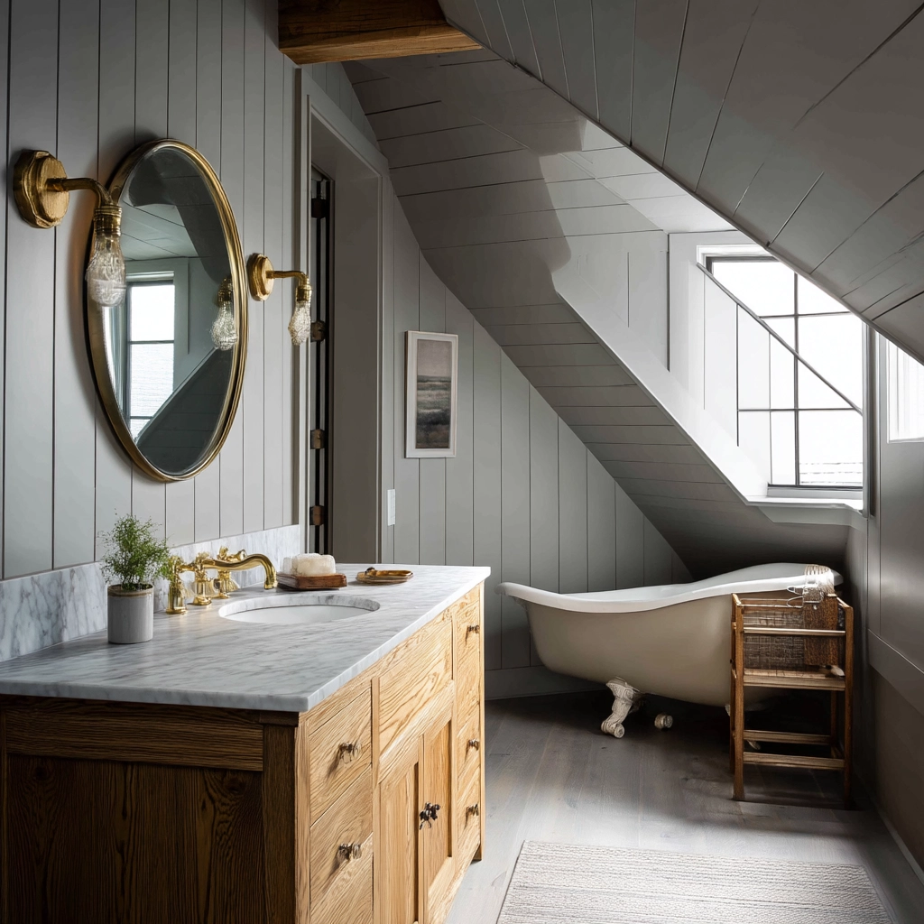 Attic Bathroom 59