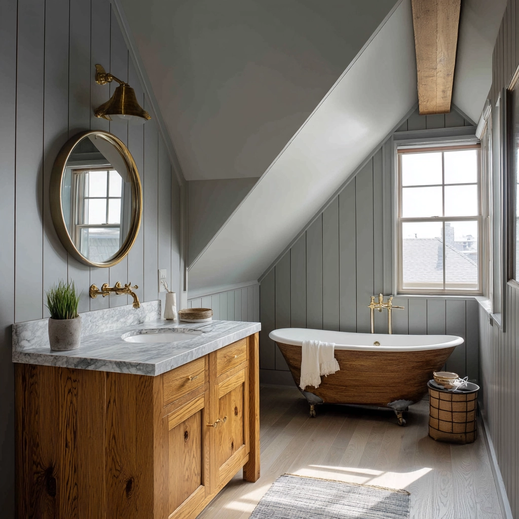 Attic Bathroom 60