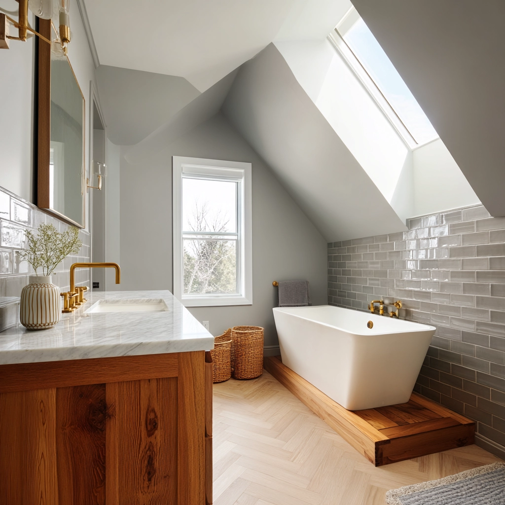Attic Bathroom 68