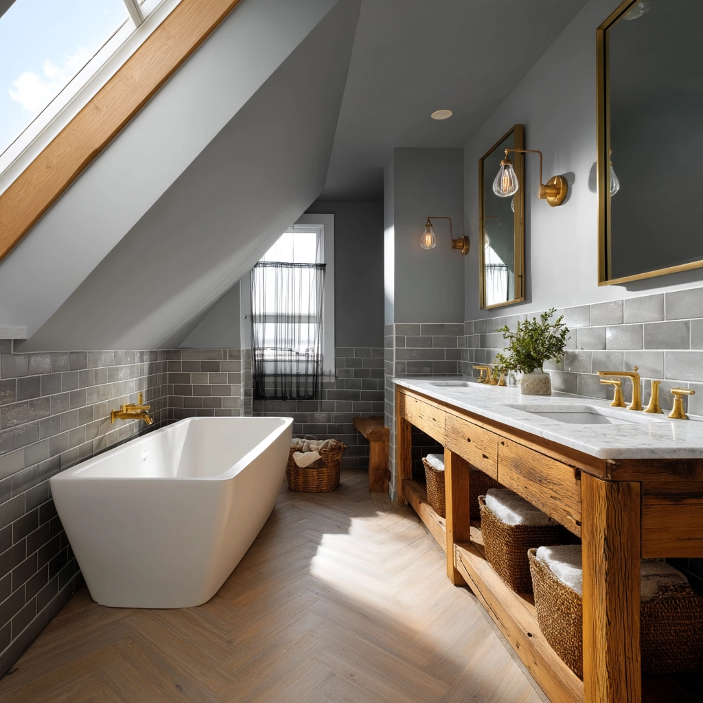 Attic Bathroom 9