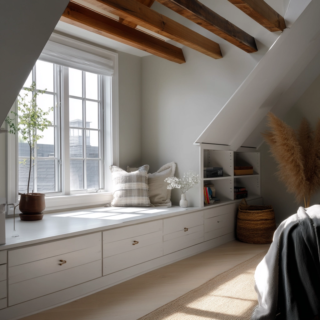 Attic Bedroom Storage 43