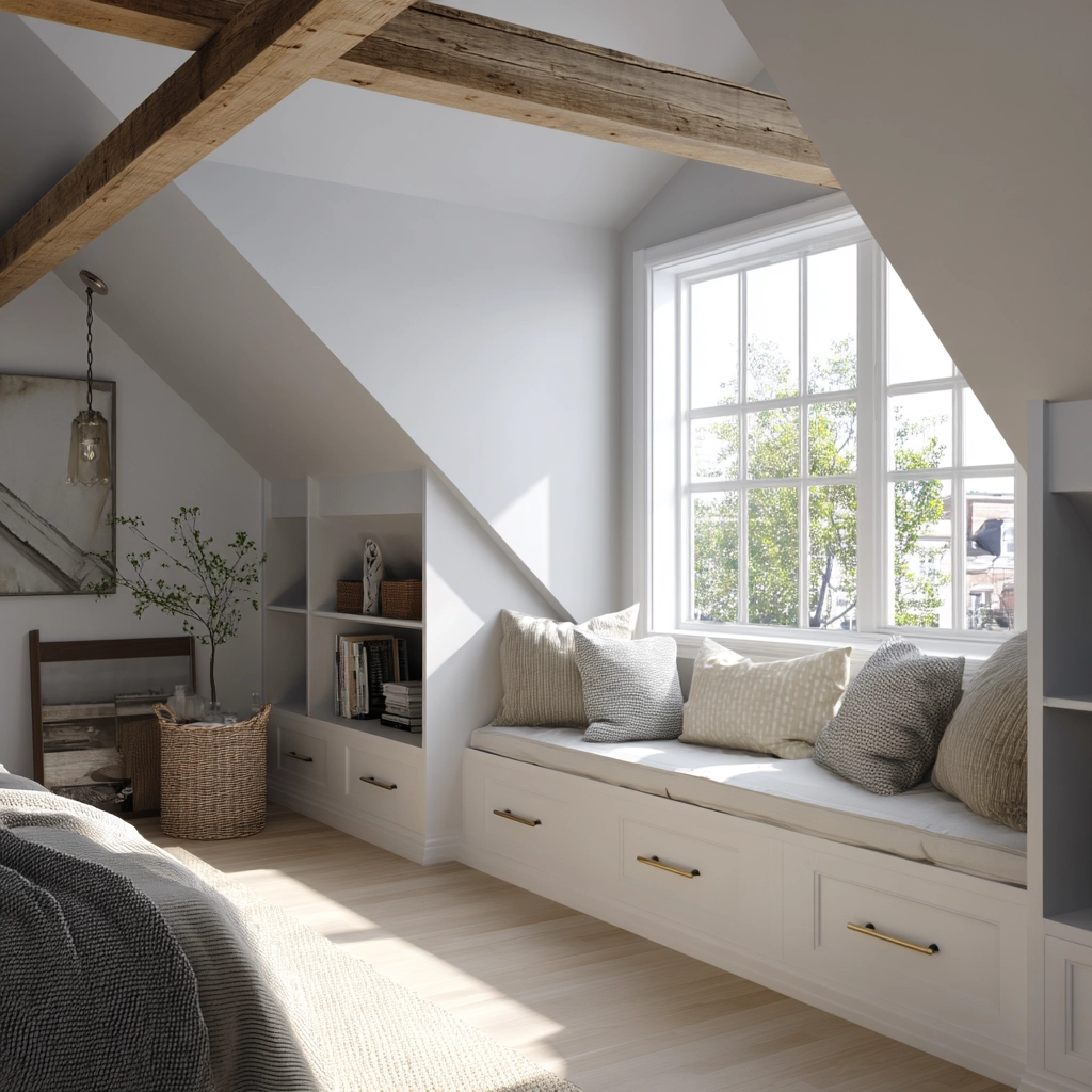 Attic Bedroom Storage 44