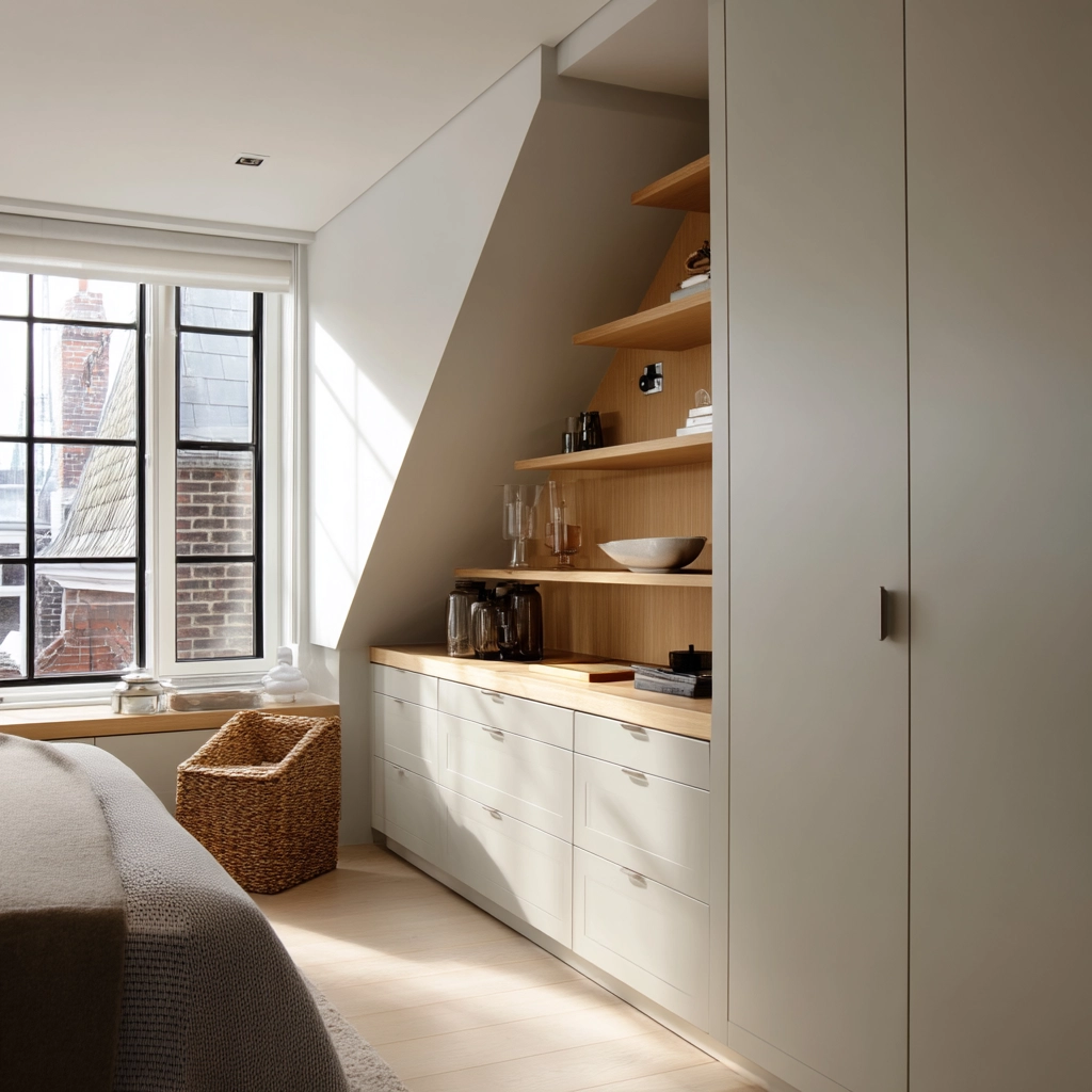 Attic Bedroom Storage 50