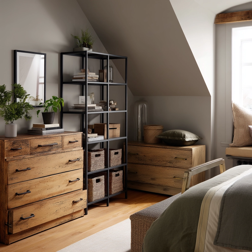 Attic Bedroom Storage 55