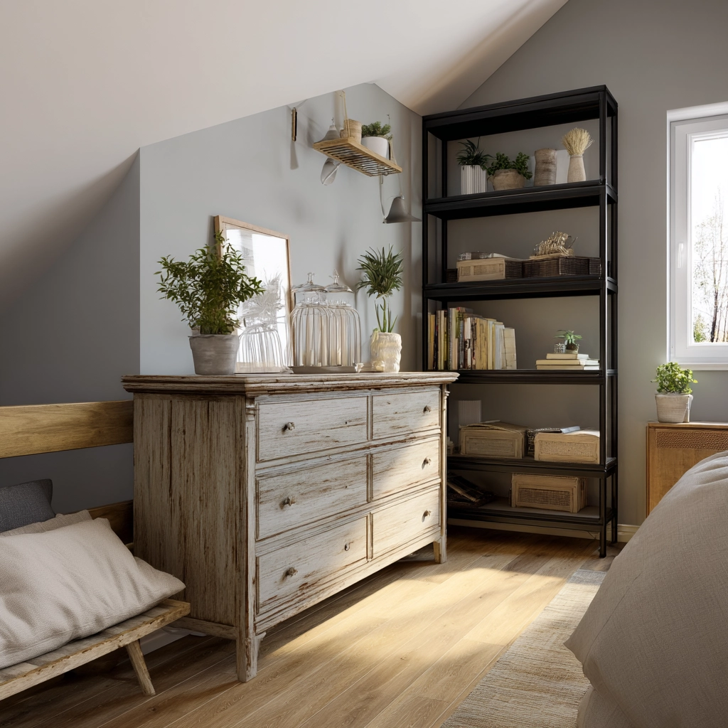 Attic Bedroom Storage 56