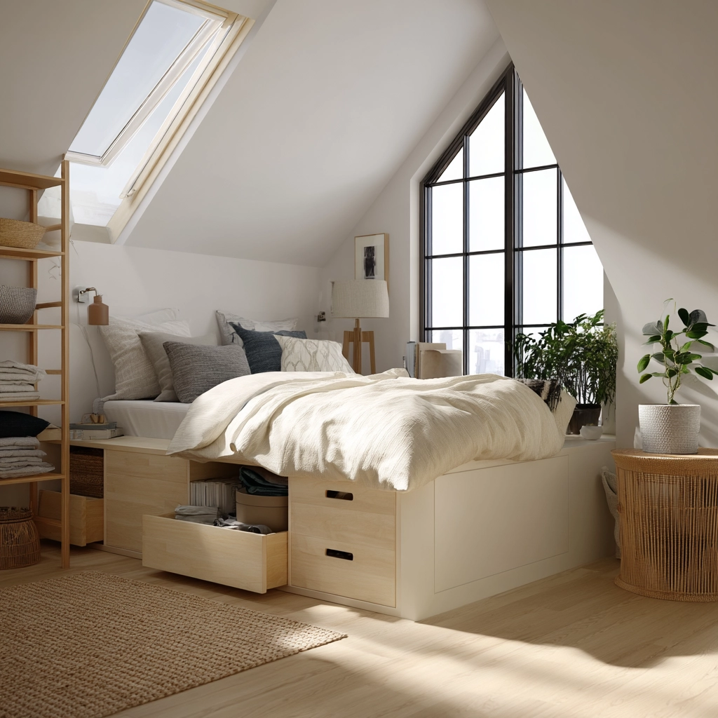 Attic Bedroom Storage 57
