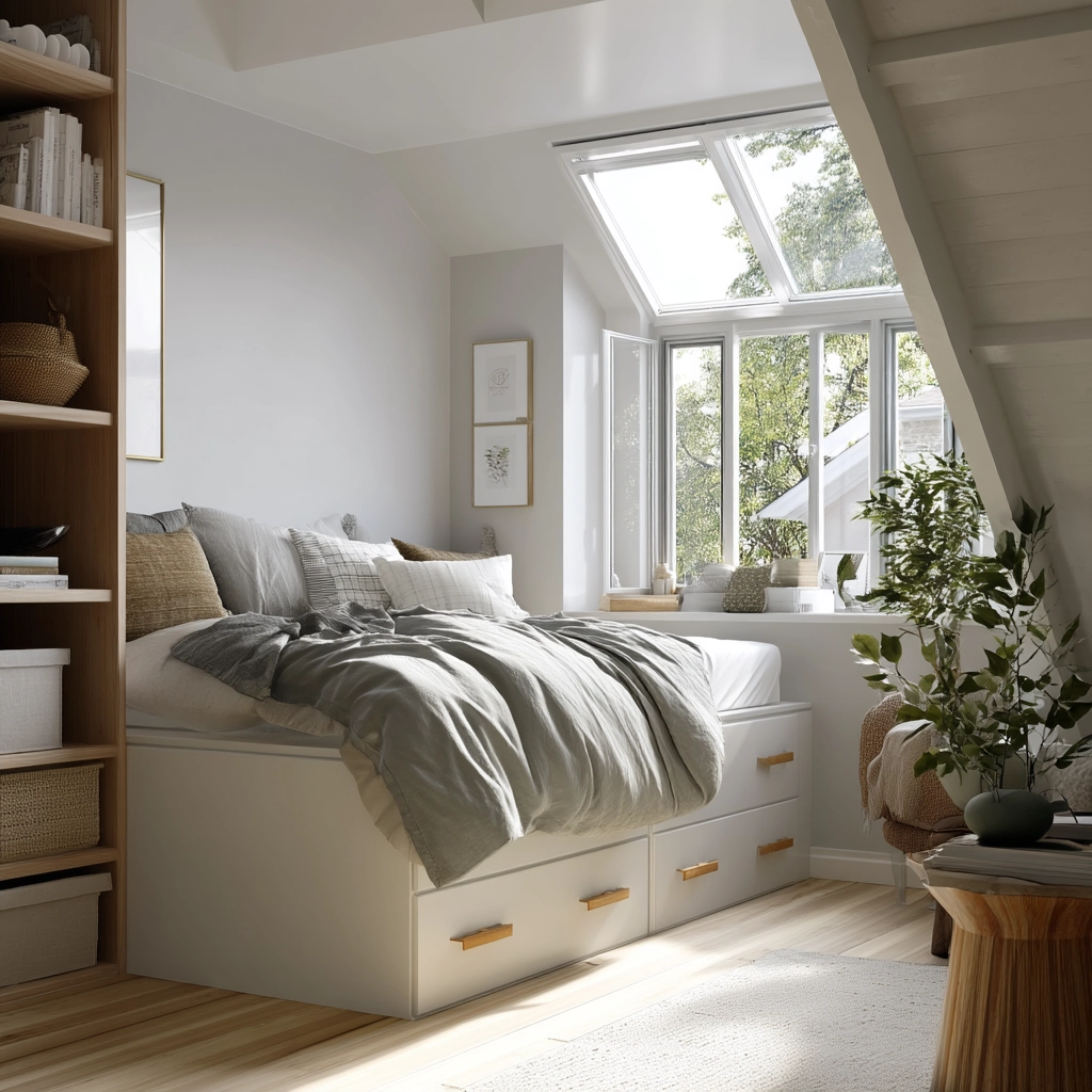 Attic Bedroom Storage 59