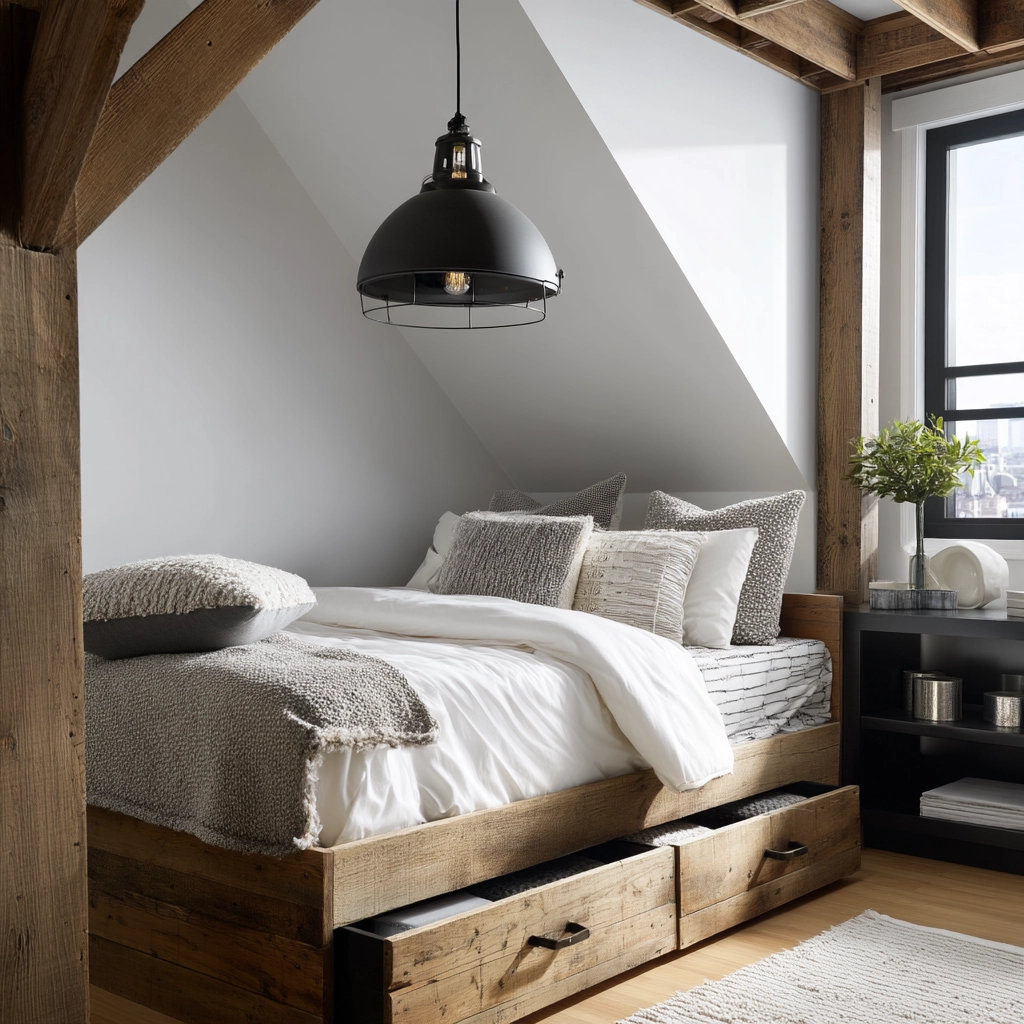 Attic Bedroom Storage 6