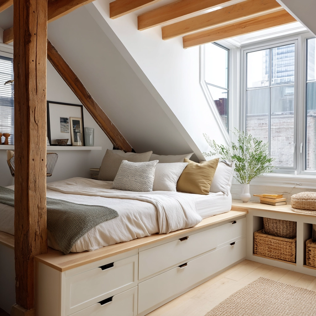 Attic Bedroom Storage 69