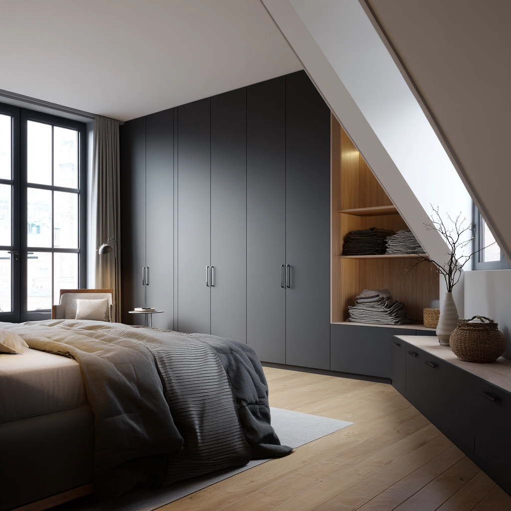 Attic Bedroom Storage 74