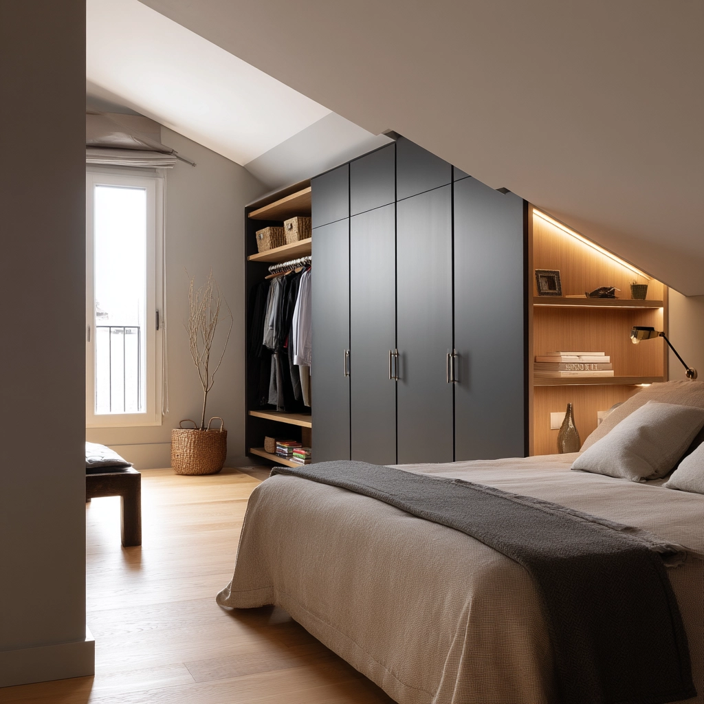 Attic Bedroom Storage 75