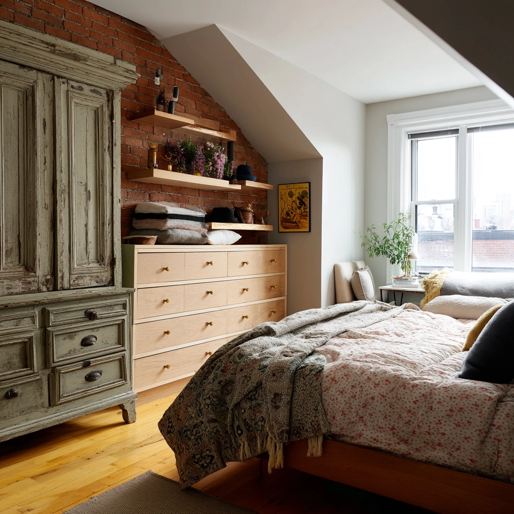 Attic Bedroom Storage 77