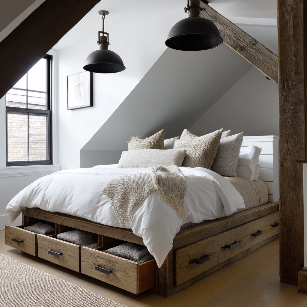 Attic Bedroom Storage 8