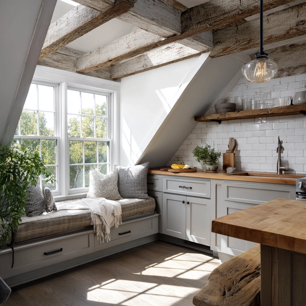 Attic Kitchen Ideas 1