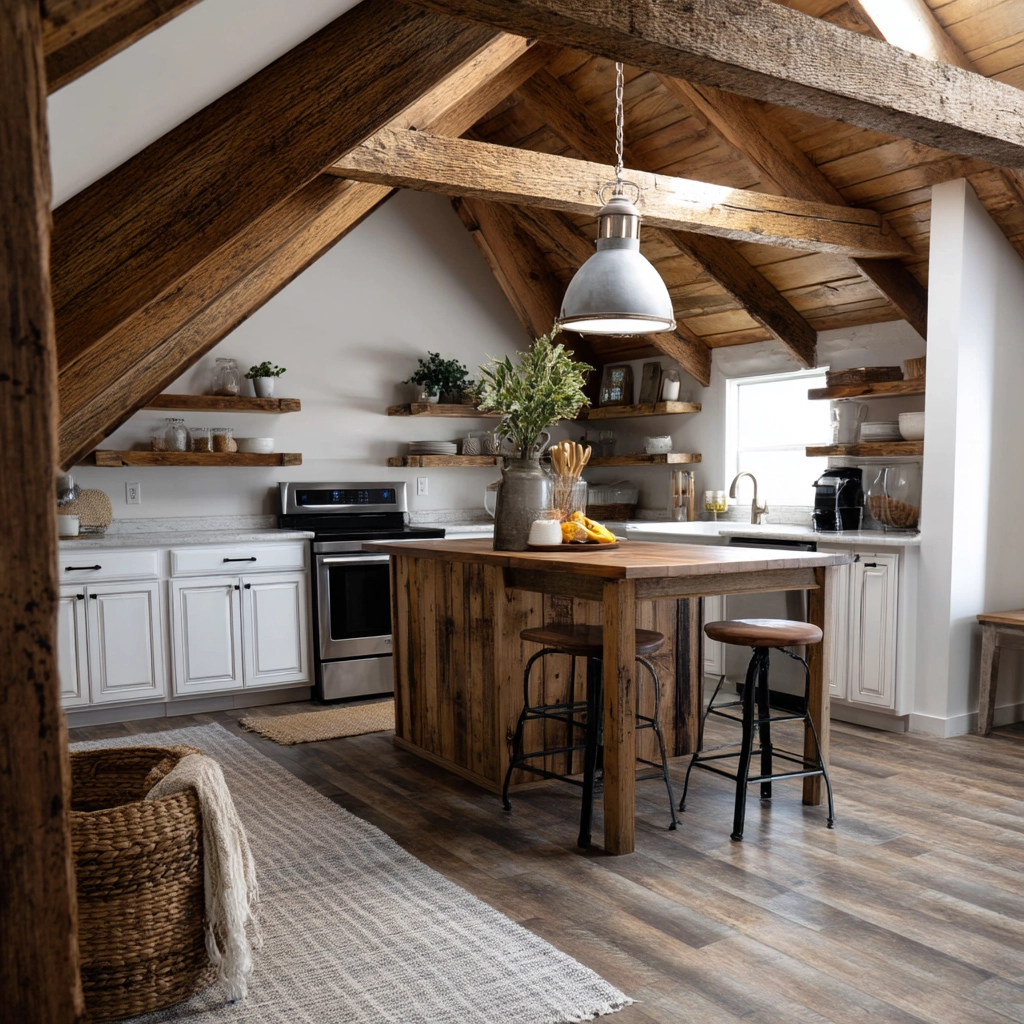 Attic Kitchen Ideas 11