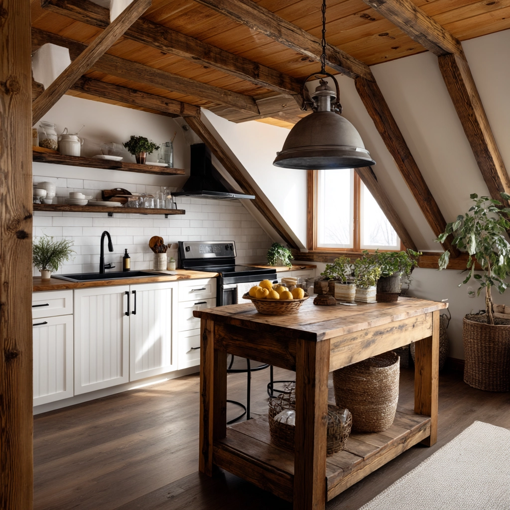 Attic Kitchen Ideas 12