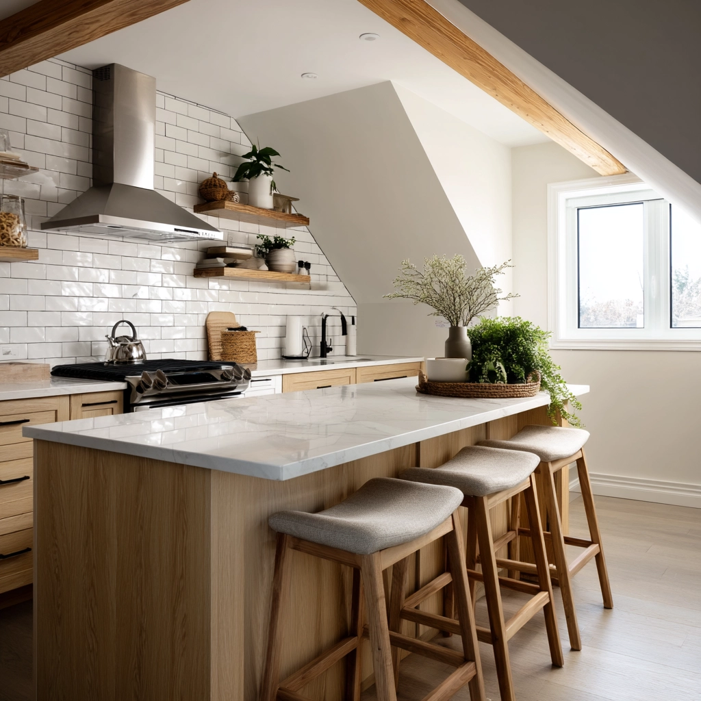 Attic Kitchen Ideas 13