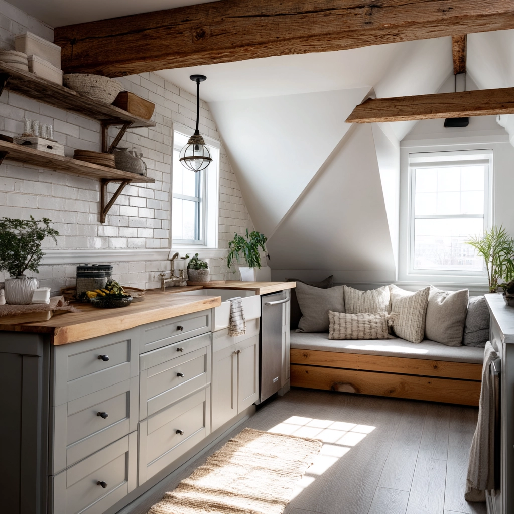 Attic Kitchen Ideas 2