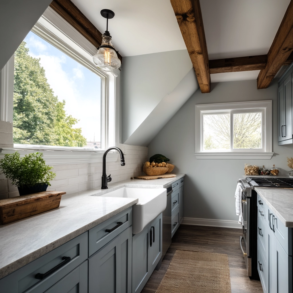 Attic Kitchen Ideas 21