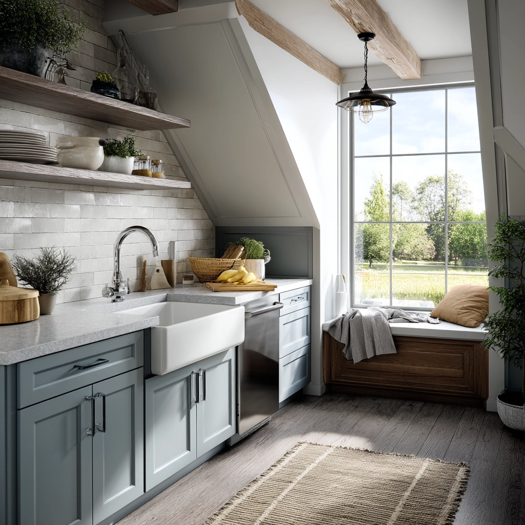 Attic Kitchen Ideas 22