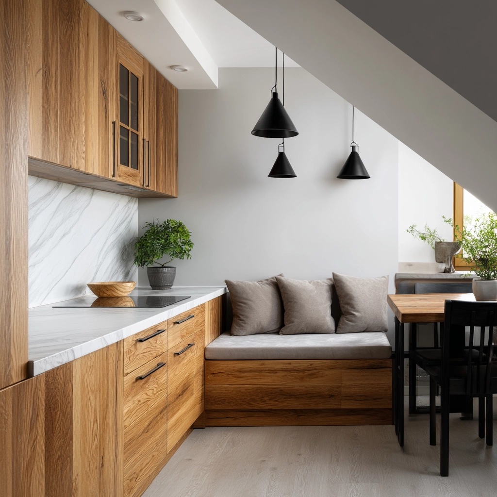 Attic Kitchen Ideas 27