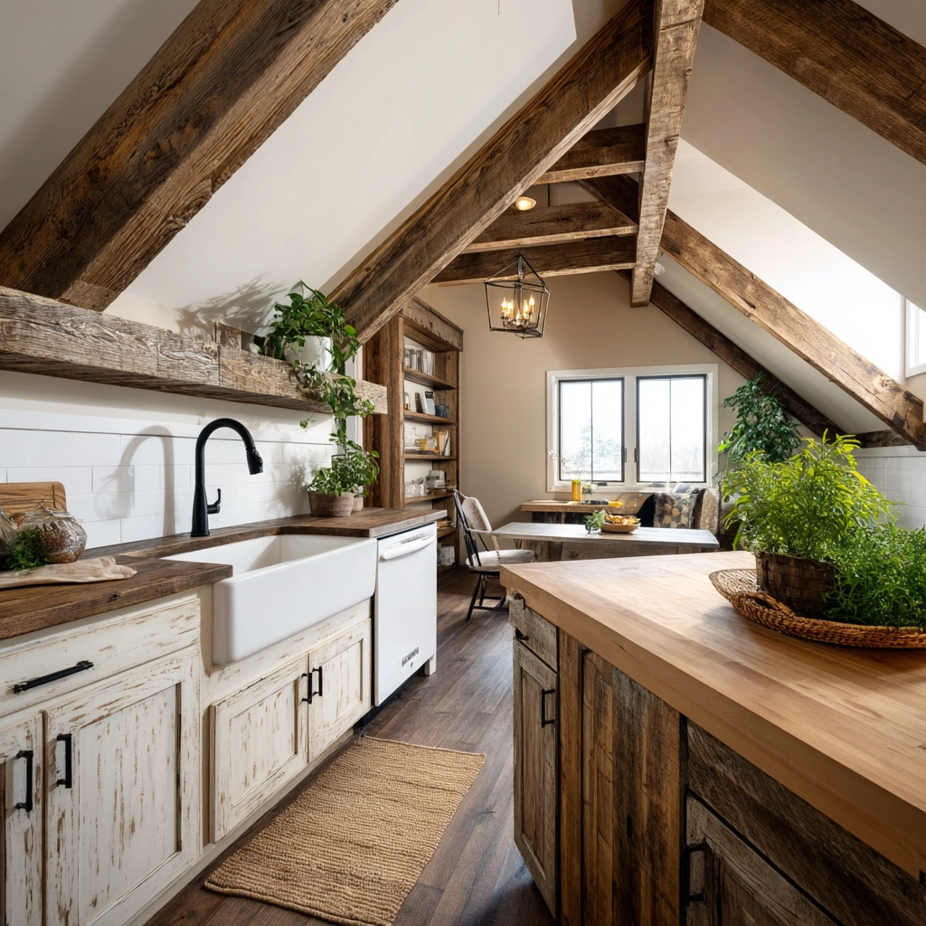 Attic Kitchen Ideas 29