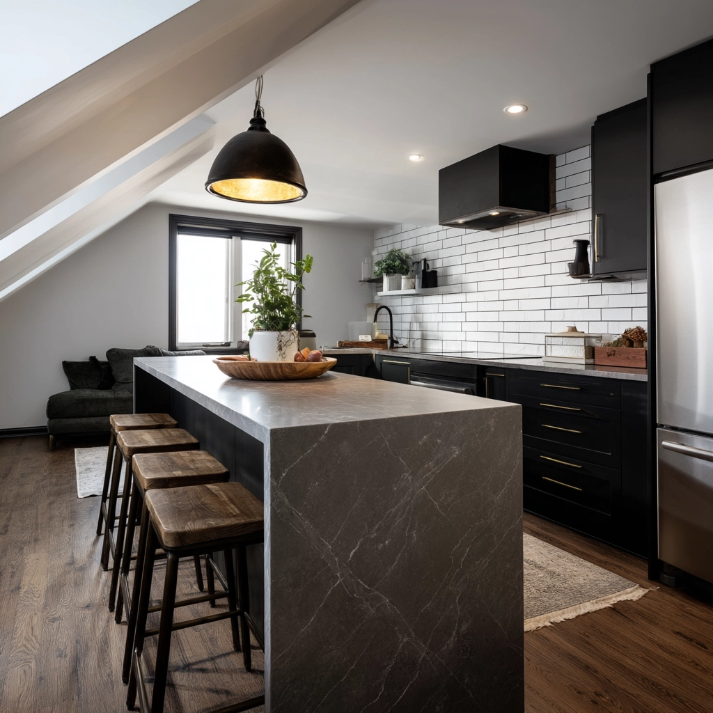 Attic Kitchen Ideas 37