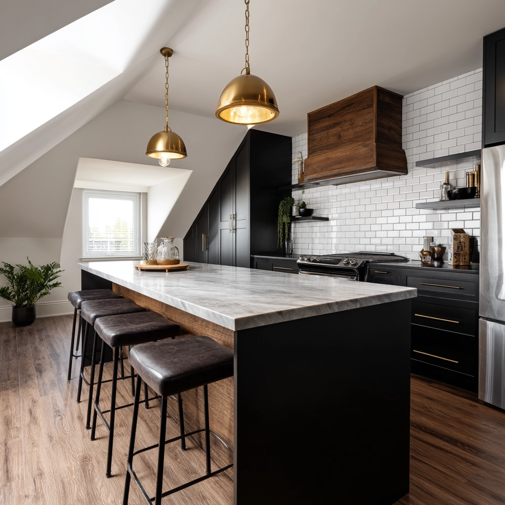 Attic Kitchen Ideas 38