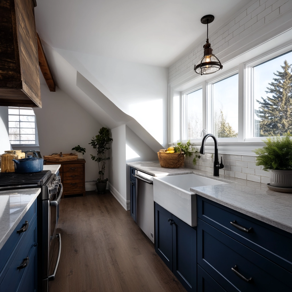 Attic Kitchen Ideas 41