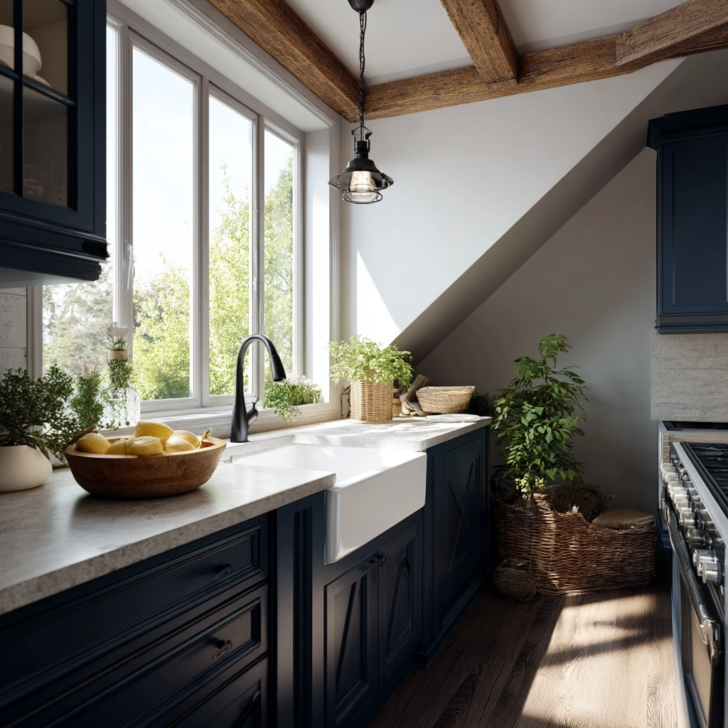 Attic Kitchen Ideas 44