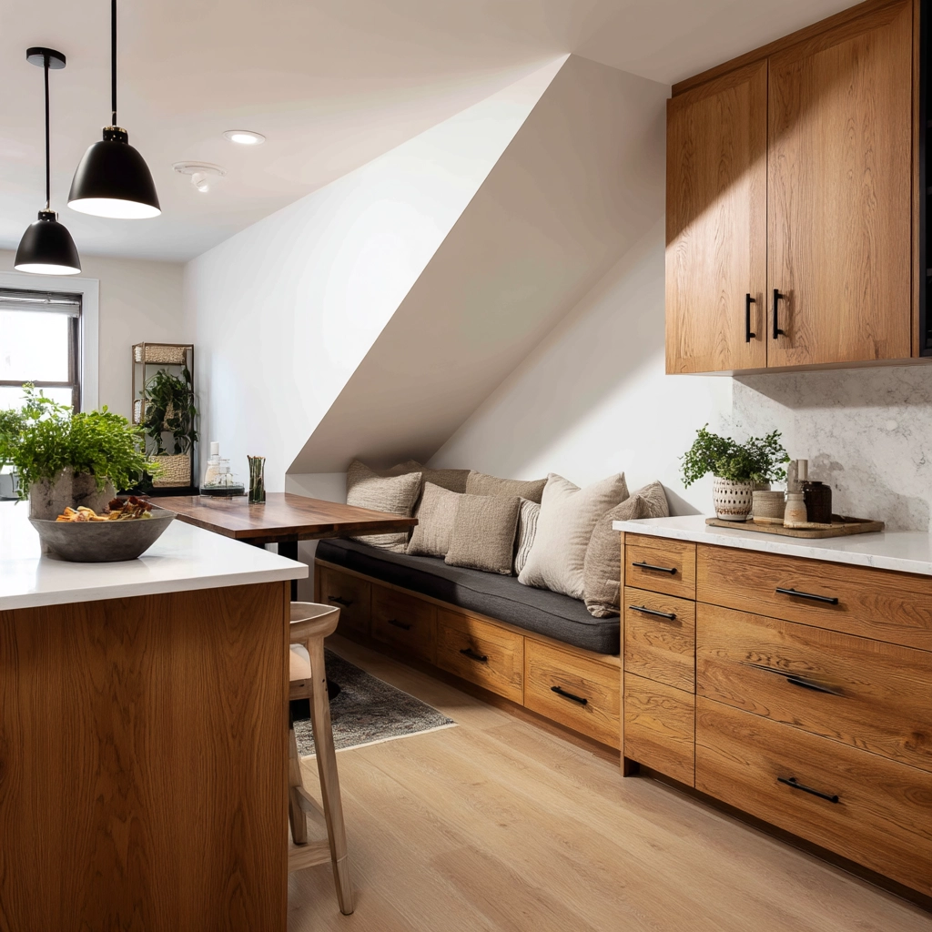 Attic Kitchen Ideas 45