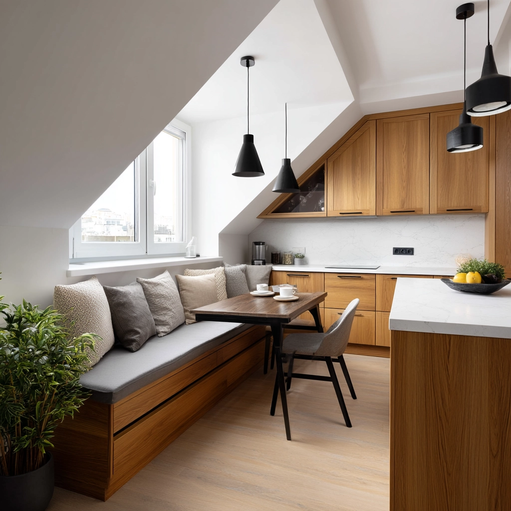 Attic Kitchen Ideas 47