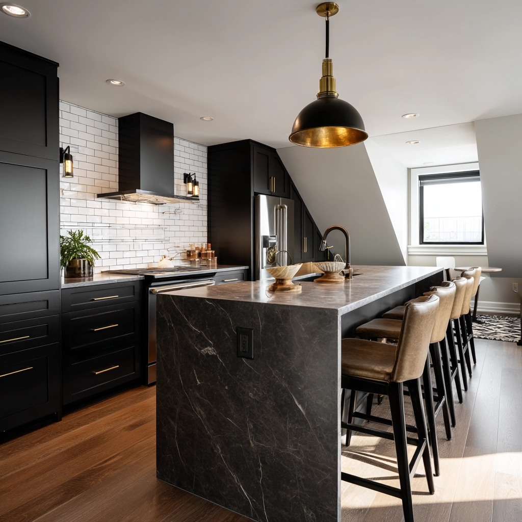 Attic Kitchen Ideas 57