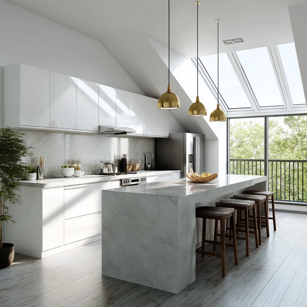 Attic Kitchen Ideas 6