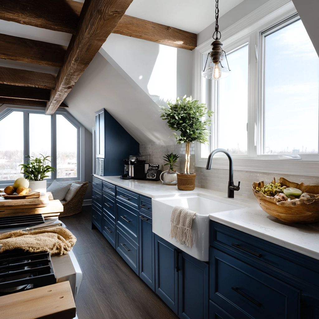 Attic Kitchen Ideas 63