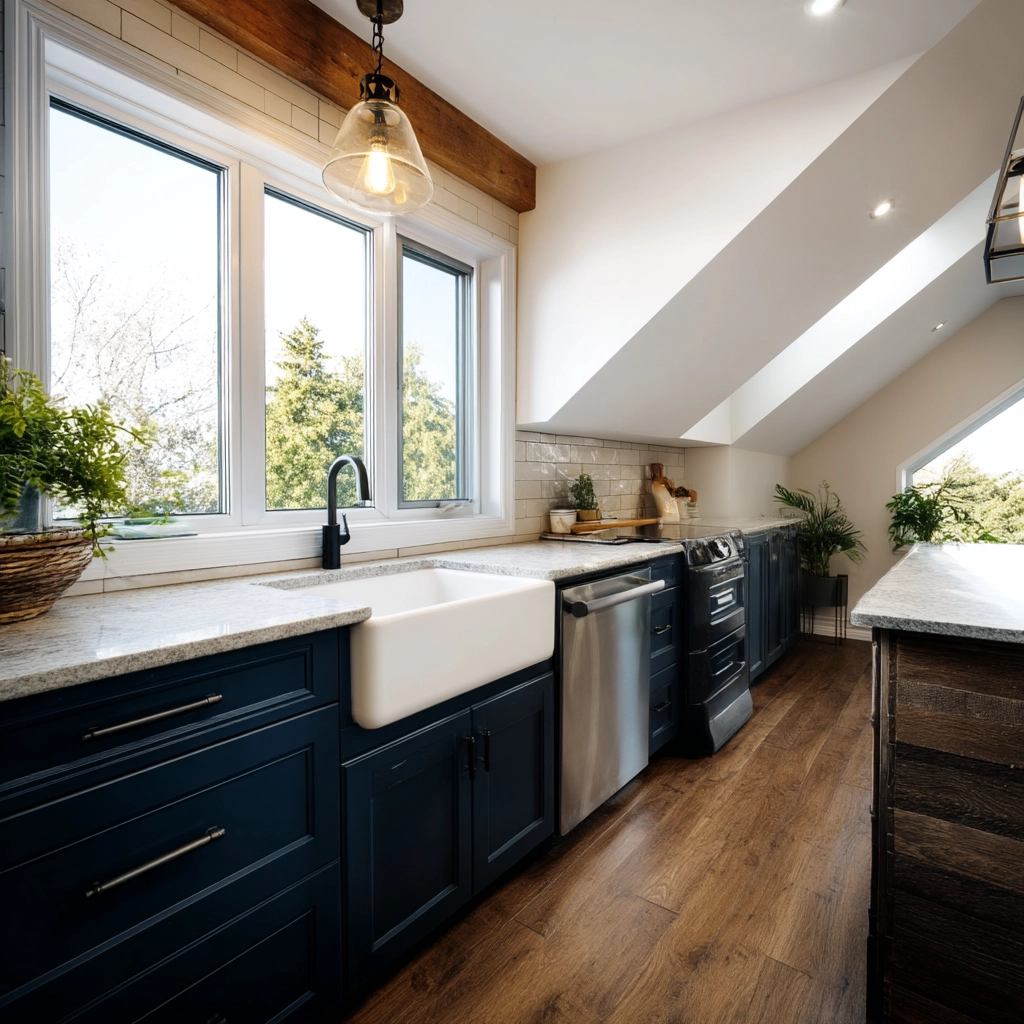 Attic Kitchen Ideas 64