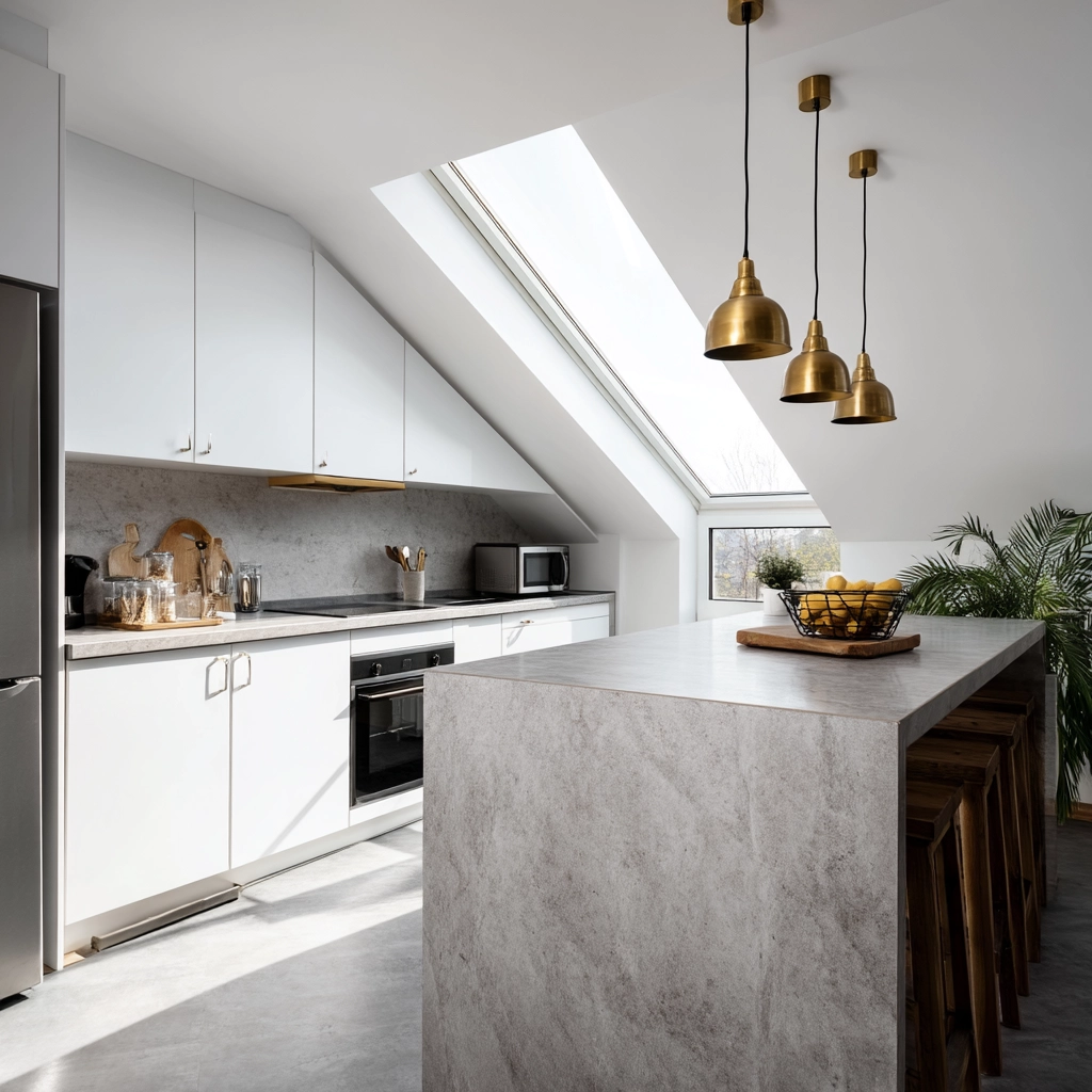 Attic Kitchen Ideas 7