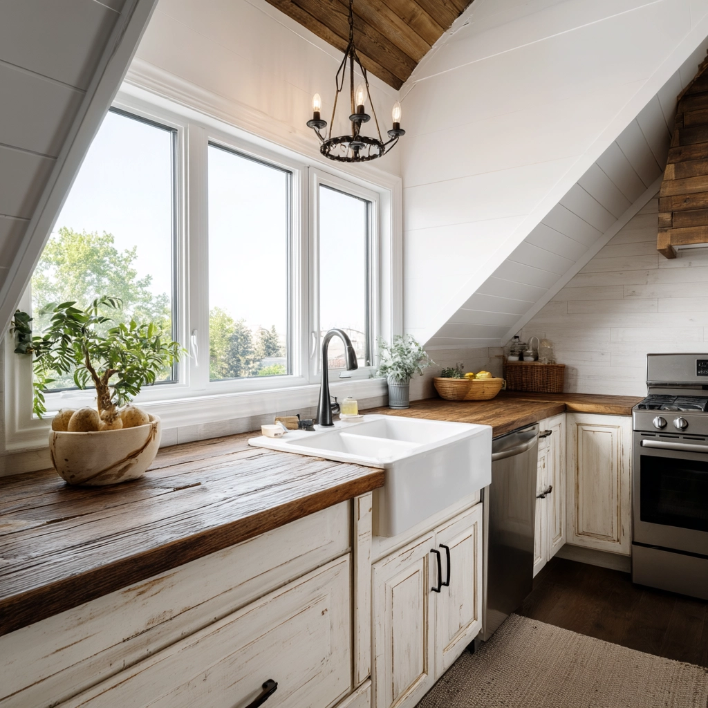 Attic Kitchen Ideas 76