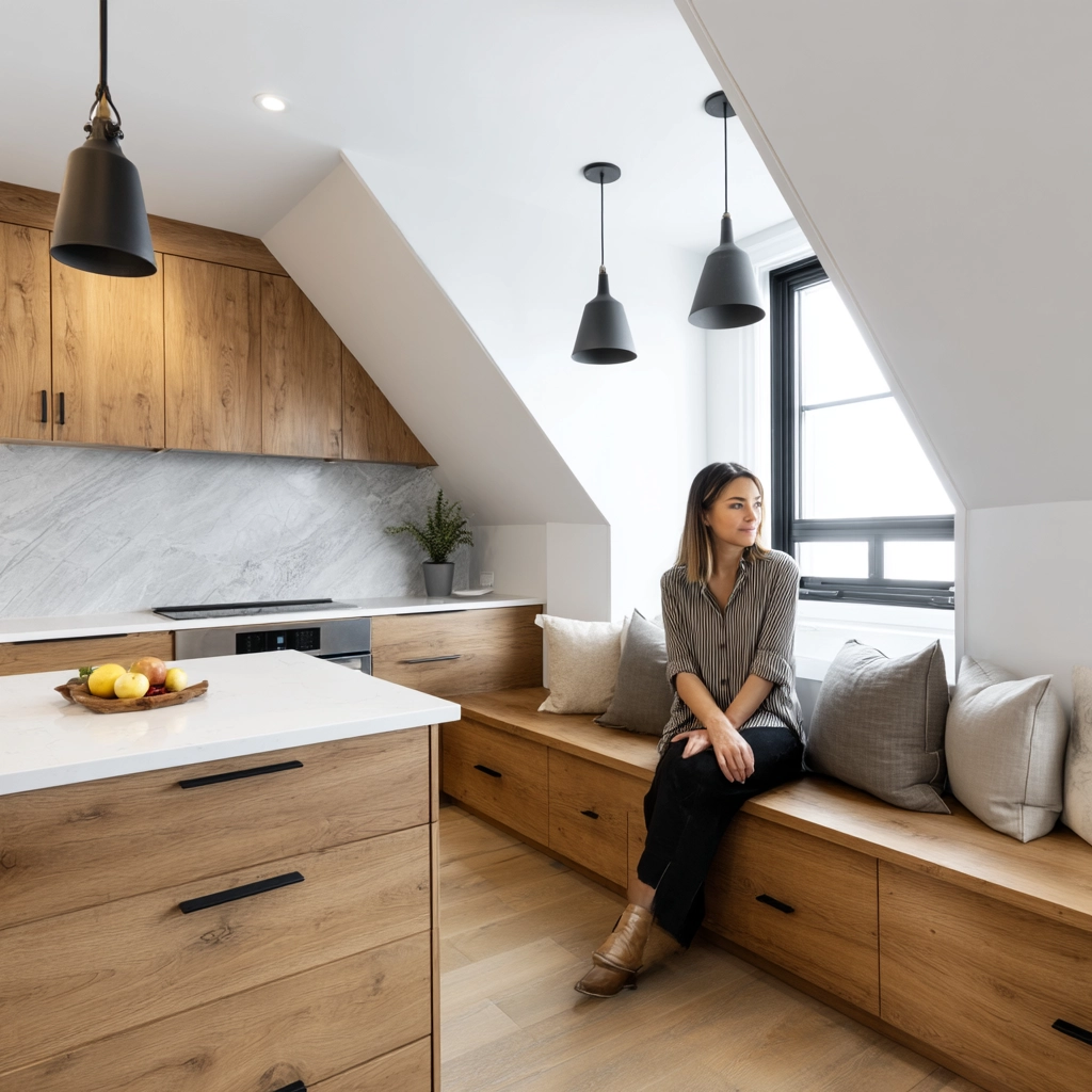 Attic Kitchen Ideas 77