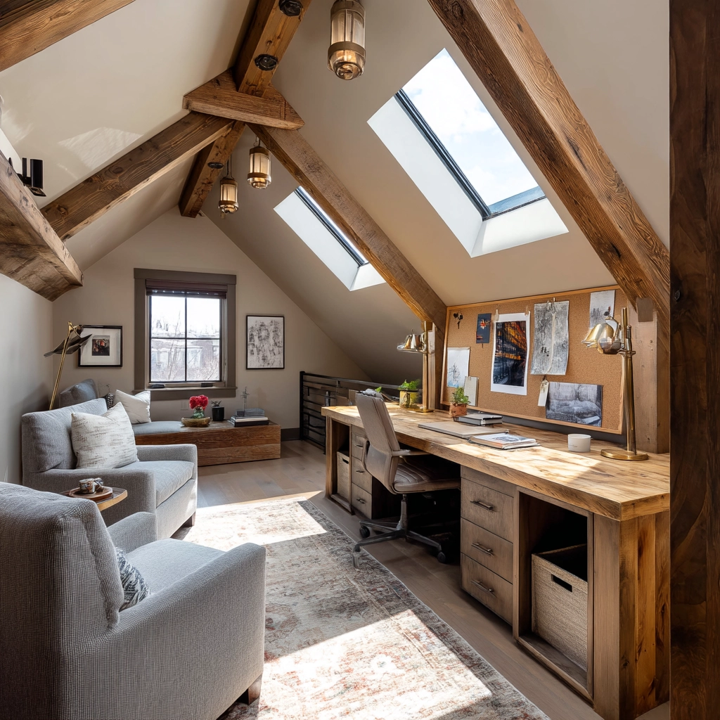 Attic Office Ideas 2