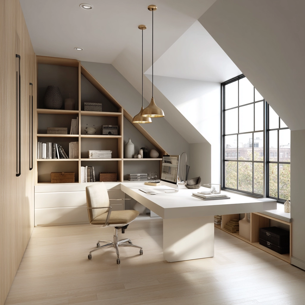 Attic Office Ideas 25