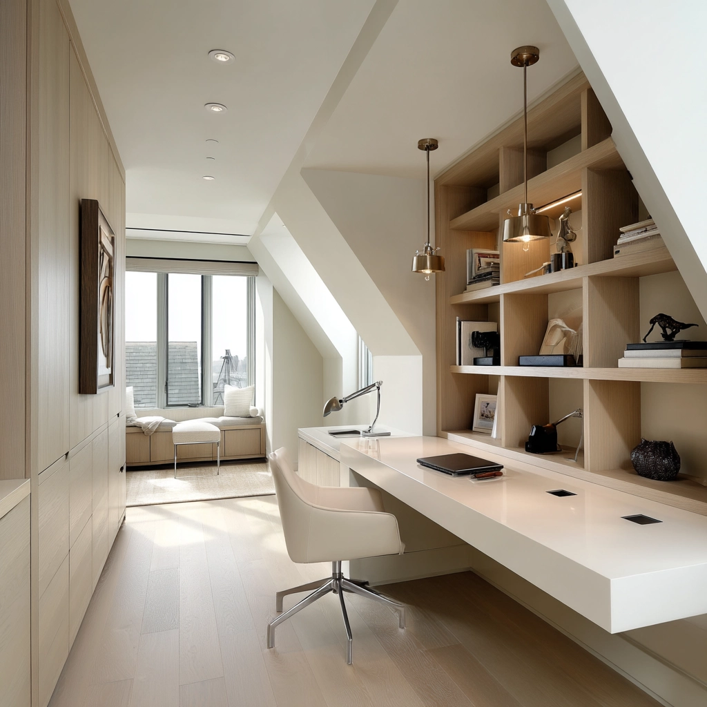 Attic Office Ideas 27