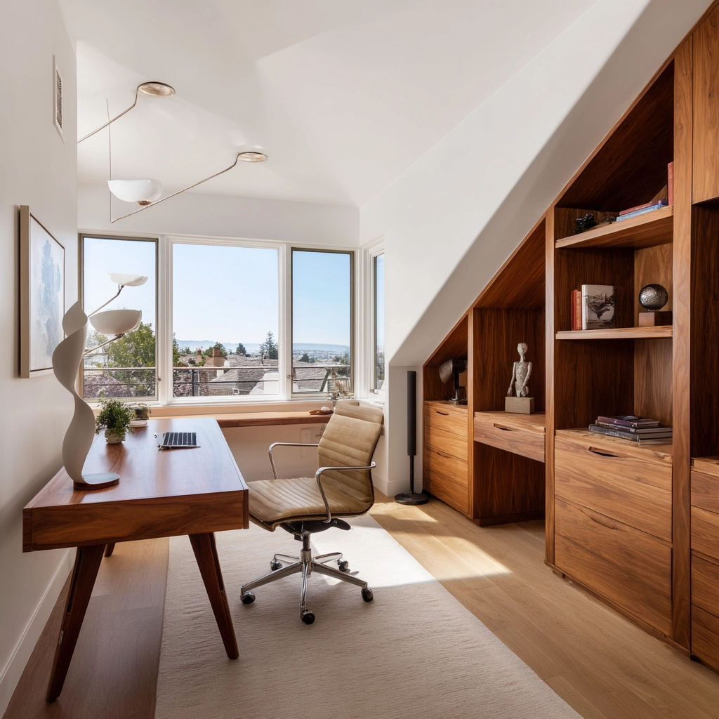 Attic Office Ideas 33