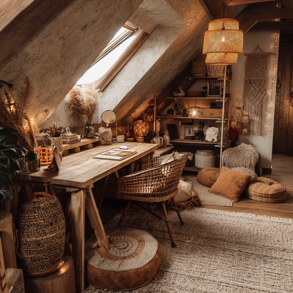 Attic Office Ideas 67