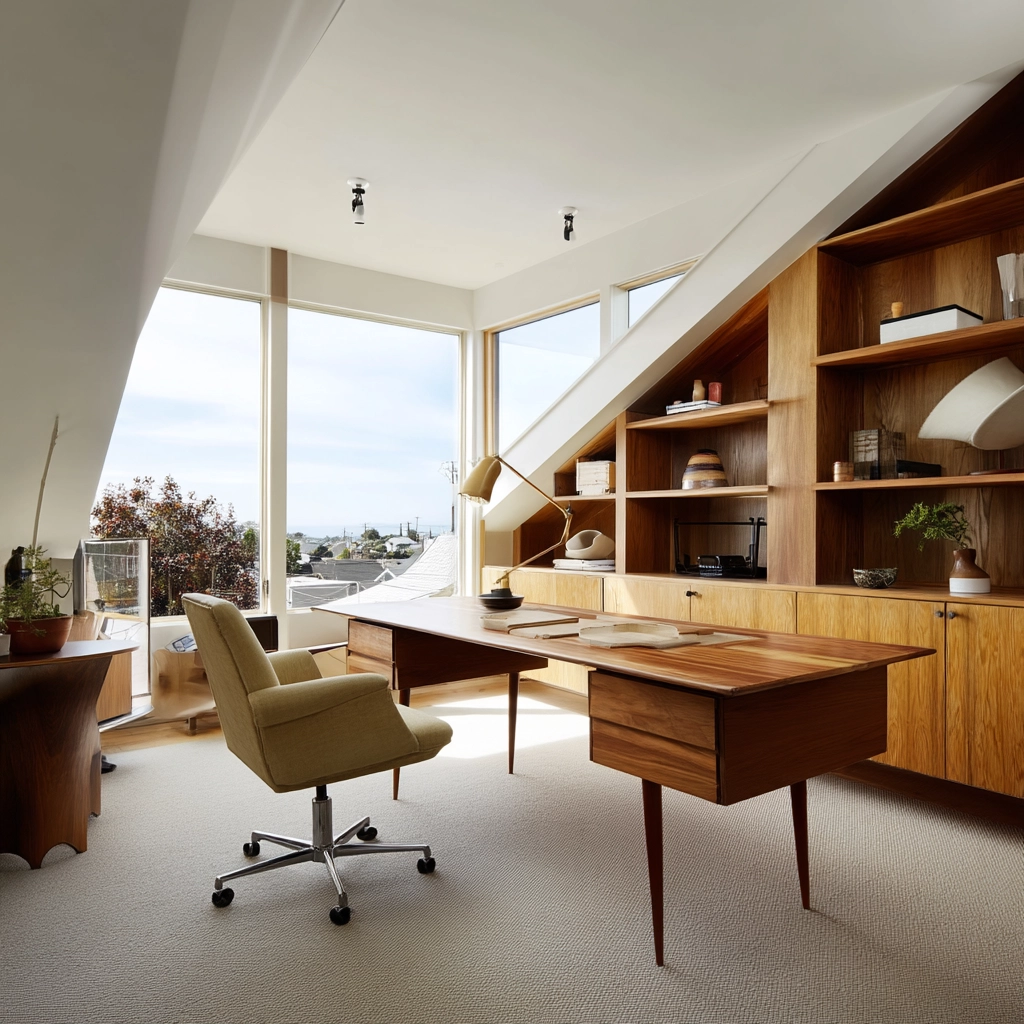 Attic Office Ideas 72