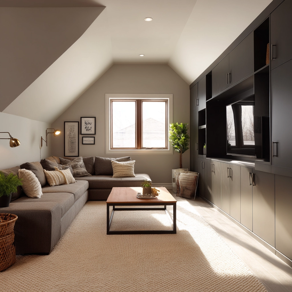Attic Tv Room 46