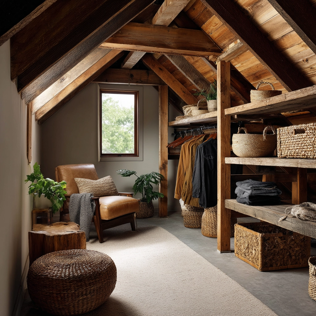 Attic Walk In Closet 10