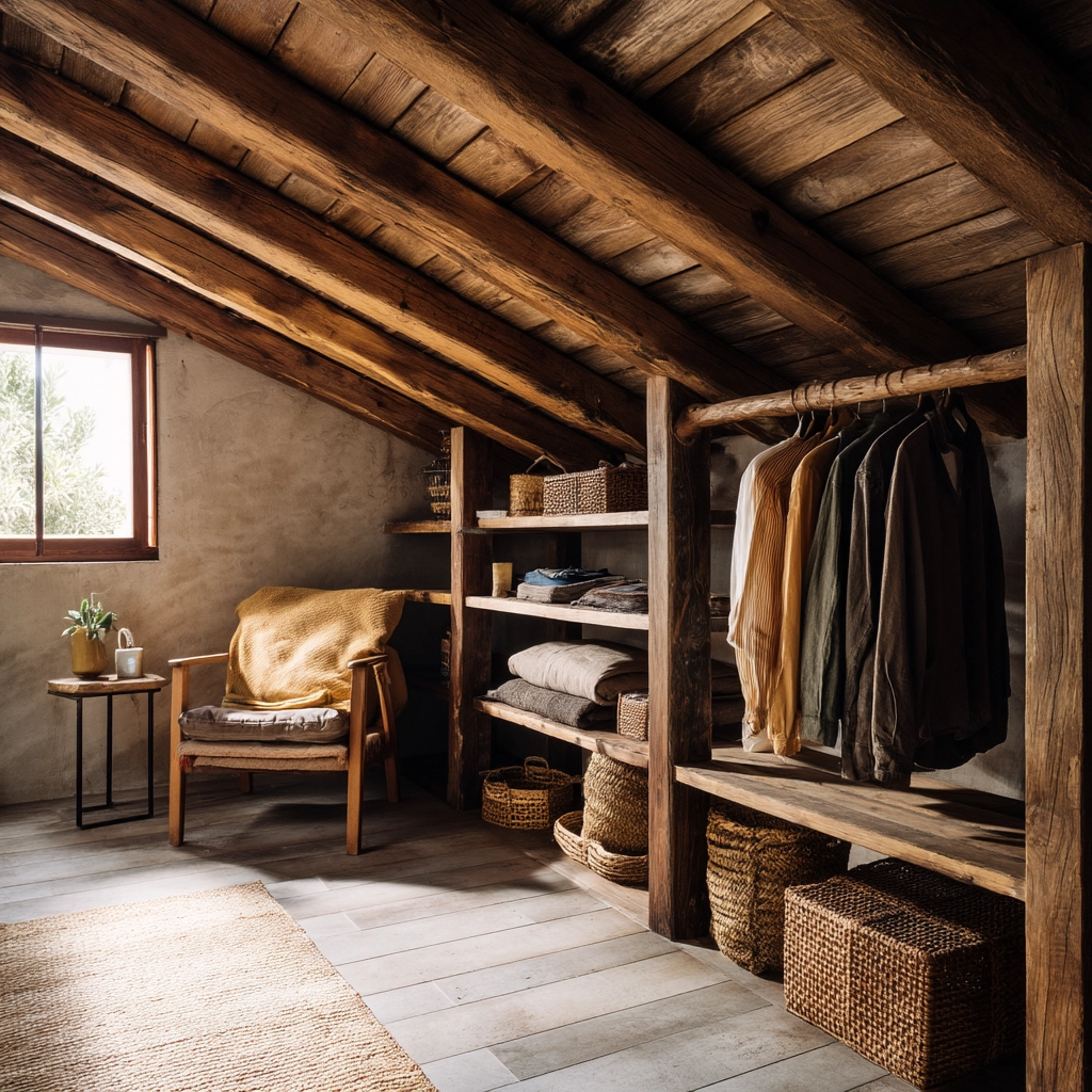 Attic Walk In Closet 11